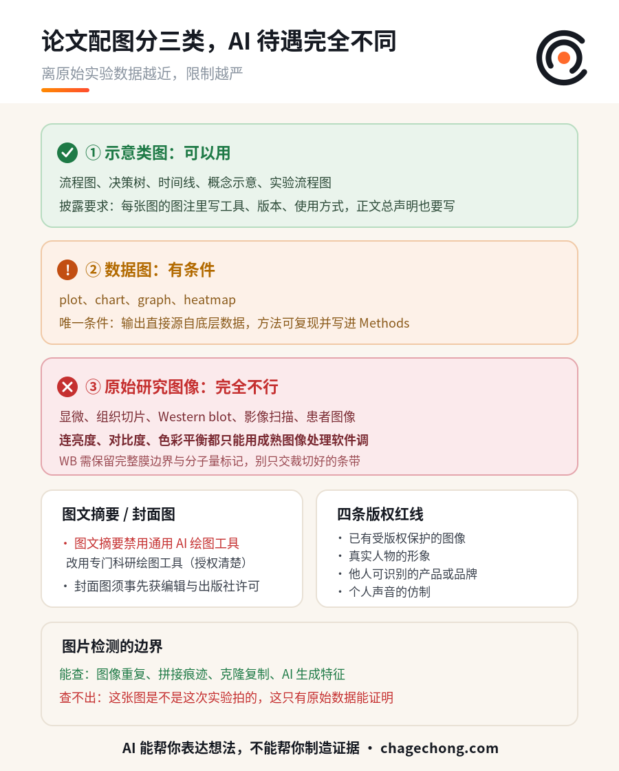 AI 能不能帮你画论文里的图？Elsevier 把图分成了三类，待遇完全不同 信息图